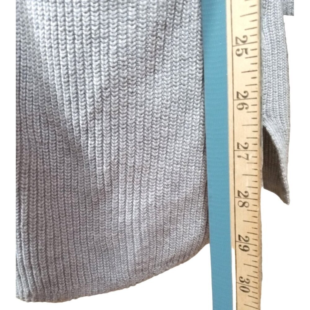 Old Navy Womens Gray Long Knit Sweater Size Extra Small - Picture 6 of 6